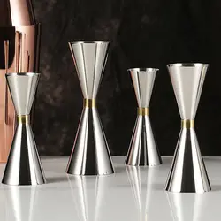 Metal Kitchen Double Cocktail Jigger Party Drink Measuring Jigger Measurements Inside Japanese Jigger Bar Accessories