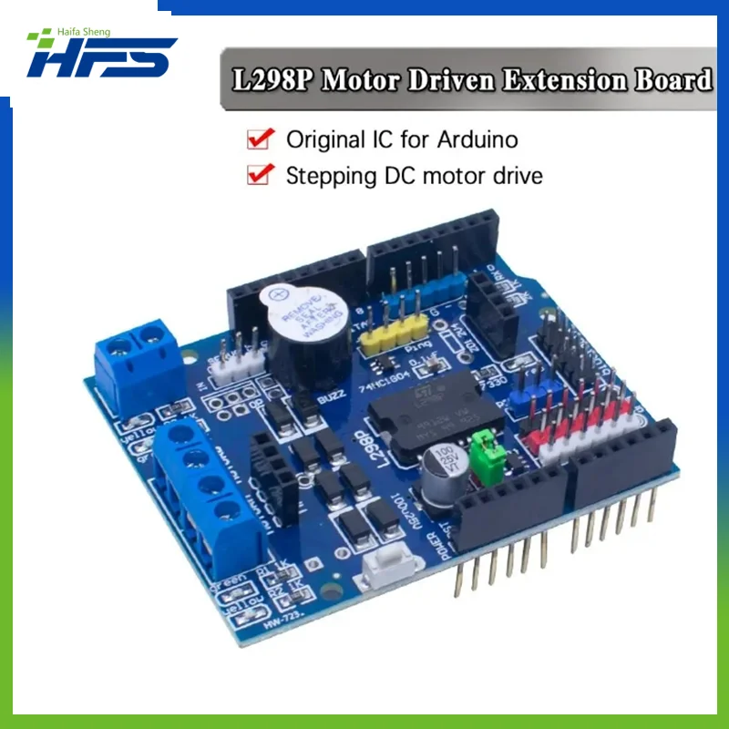 L298P Shield R3 DC Motor Driver Shiled Board Module 2A Dual Full Bridge H-Bridge 2 Way For Arduino UNO r3 Relay 5V 12V