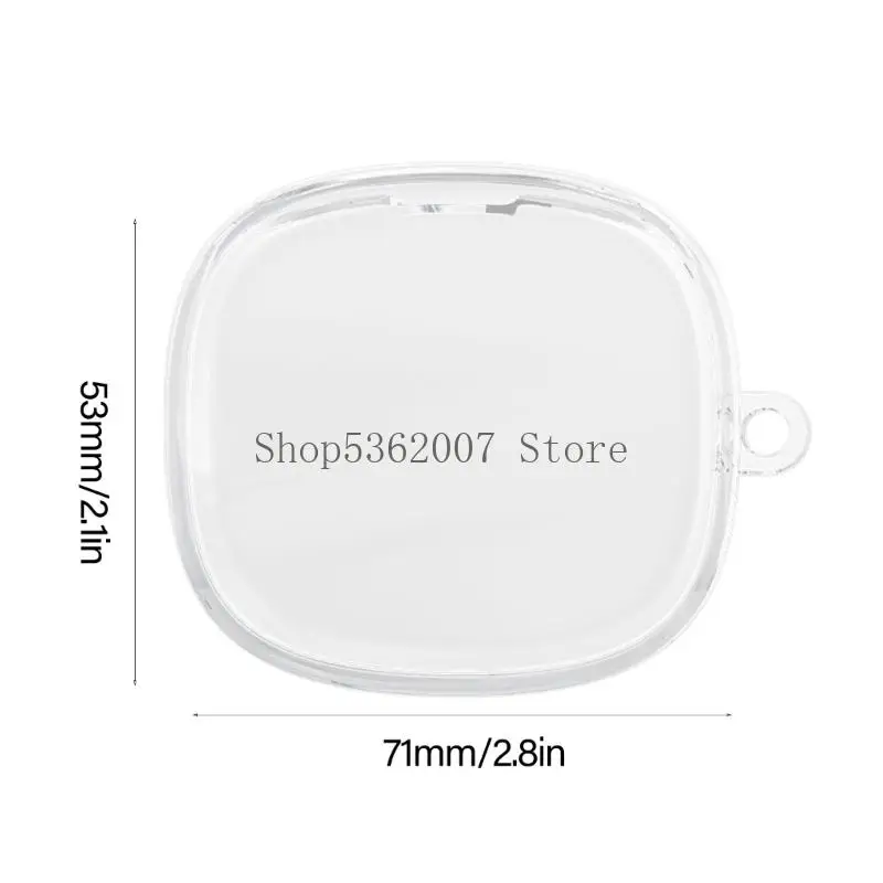 الشفافية سماعات الأذن Case Scratch Resistant TPU حماية TPU لـ C40i مع مفاتيح الحبل 40JB