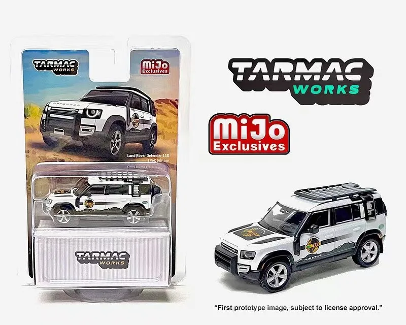 Tarmac Arbeitet 1:64 LandRover DeFender 110 TREK Edition blister verpackung LHD Diecast Modell Auto