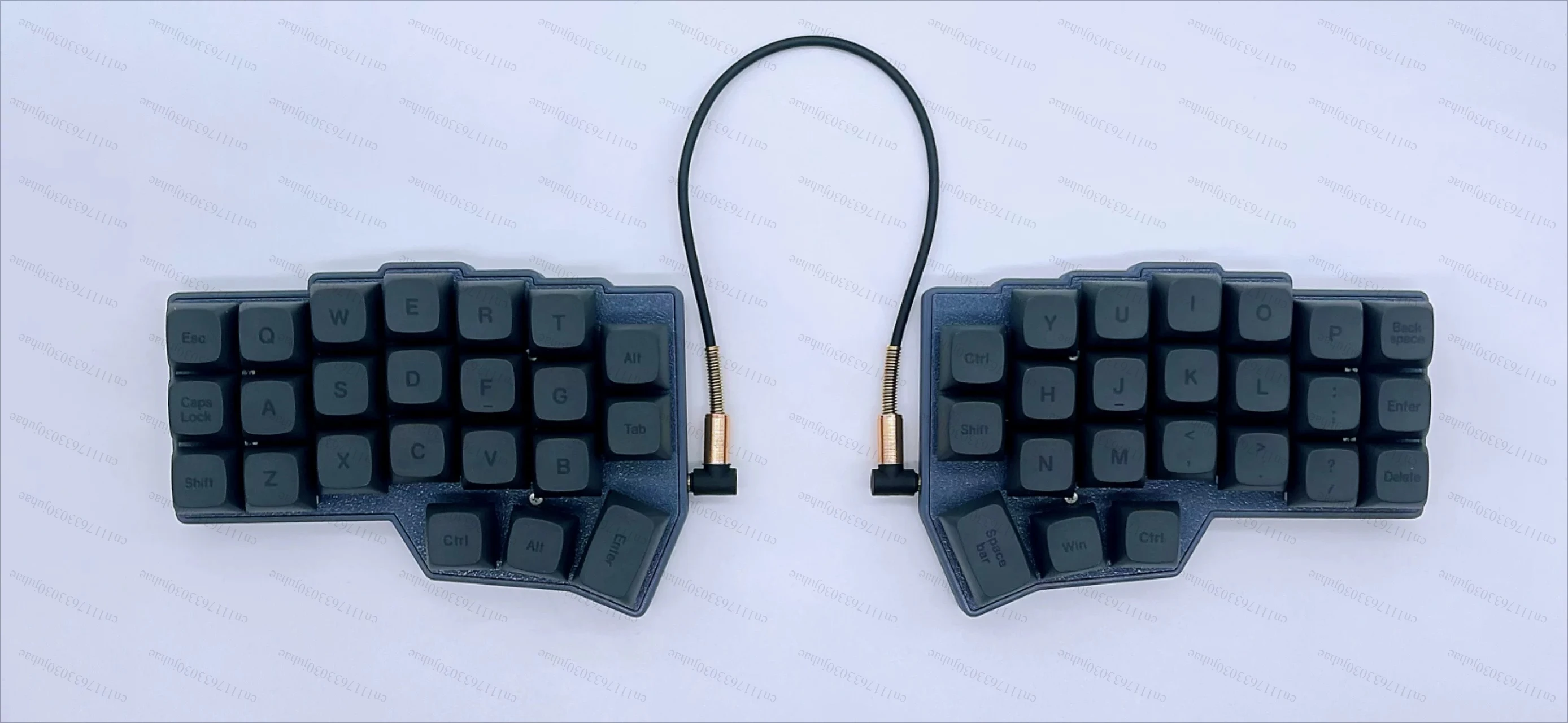 V2 36keys Wired Split Mechanical Keyboard Hot-swap Kit PLA Printing Shell QMK Firmware 3X5 MX Mini Keyboard