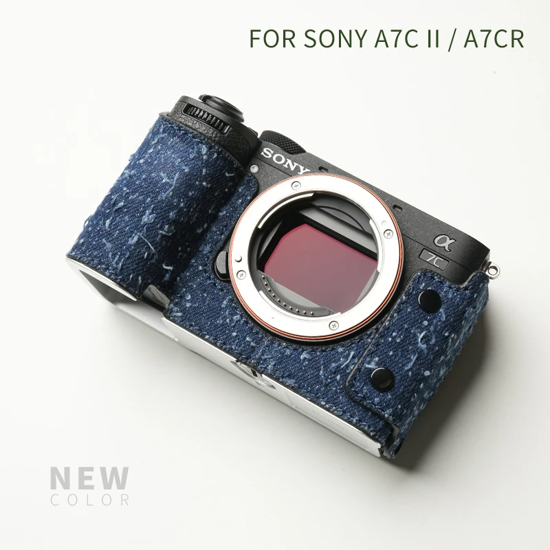 Mr. Steen Voor Sony A7c2 A7cr Camerahoes Beschermend Voor Sony A7c Ⅱ A7c (Case) Accessoires Handgemaakt Echt Leder A7c Tas