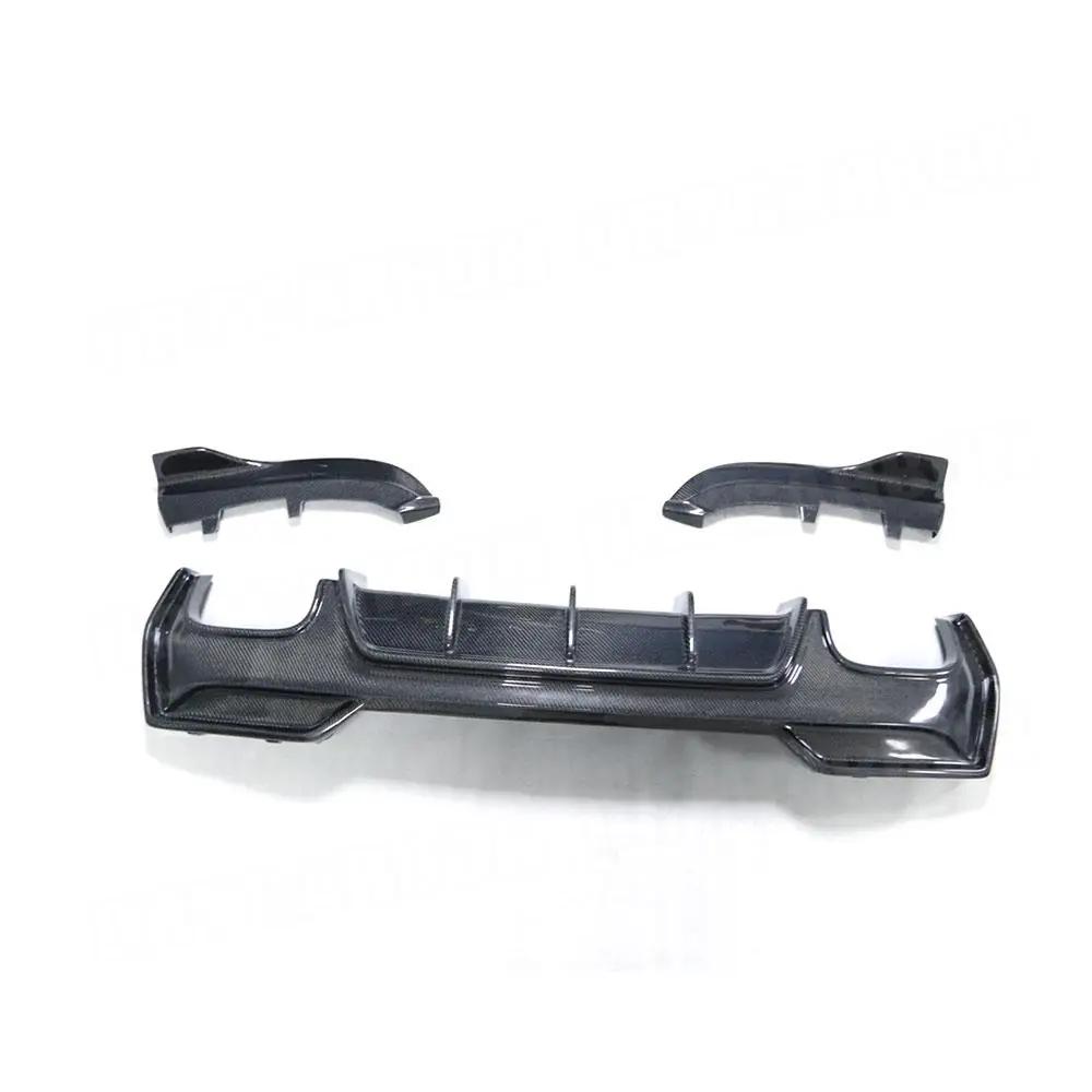 Carbon Fiber Car Rear Bumper Lip Diffuser FRP Prime Side Splitters Flaps Canards Body Kits For BMW 4 Series G22 G23 2020+