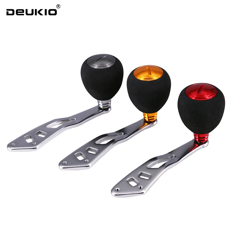 DEUKIO Angelrolle Griff Grip Ersatz Power Griff EVA Knopf Für Baitcasting Trommel Floß Reel Reparatur Teile Modifikation Reel
