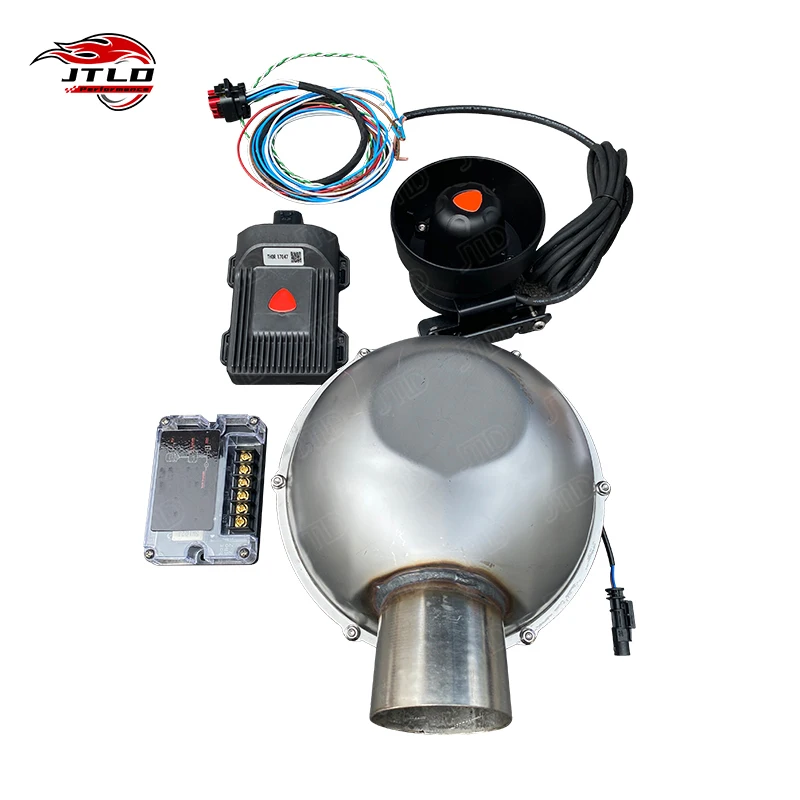 JTLD Exhaust Electronic Active Exhaust Drums Booster Speaker Sound With High Pitch And Remote Control Smartphone Controller