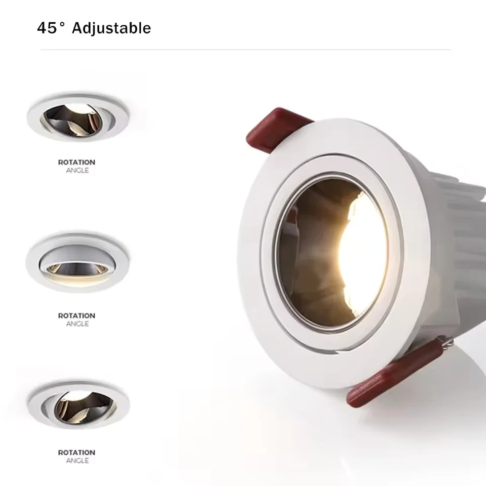 Round Dimmable Anti…