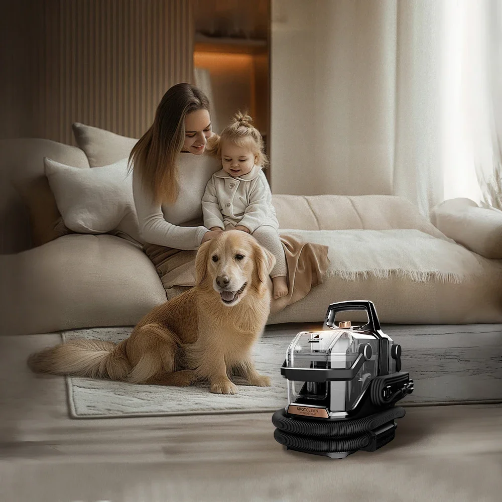 2025 ビッセル SpotClean ポータブルカーペット室内装飾掃除機 3697Z ファブリックダニ除去ソファカーペット洗濯機ペットバス