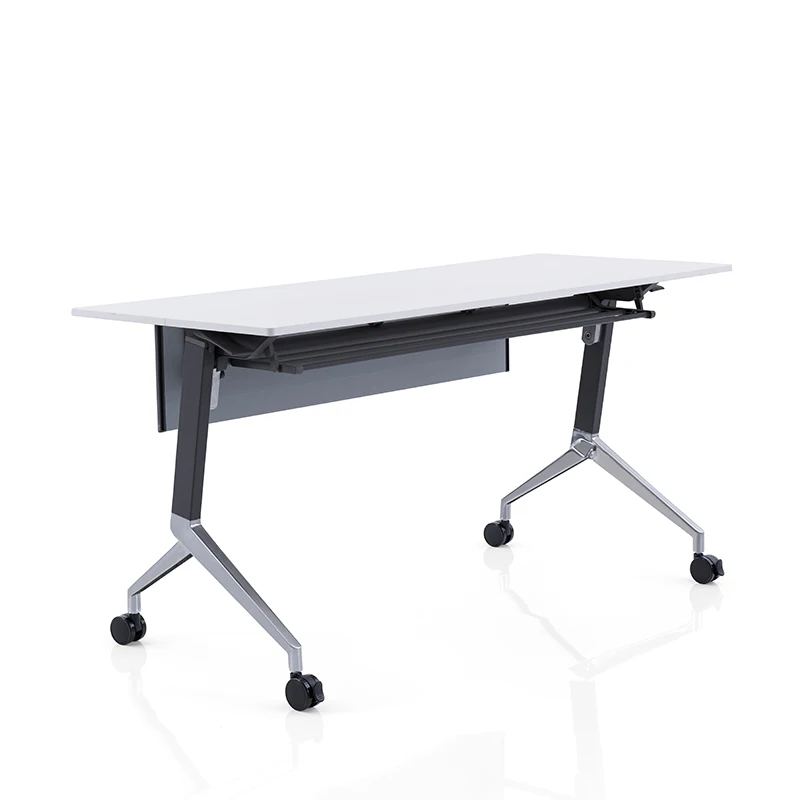 Modern College Computer Flip Top Foldable Desk Conference Office Furniture Training Table