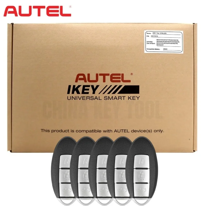 5PCS Autel IKEYNS003AL Universal Smart Remote Key 3 Buttons For Nissan Global version