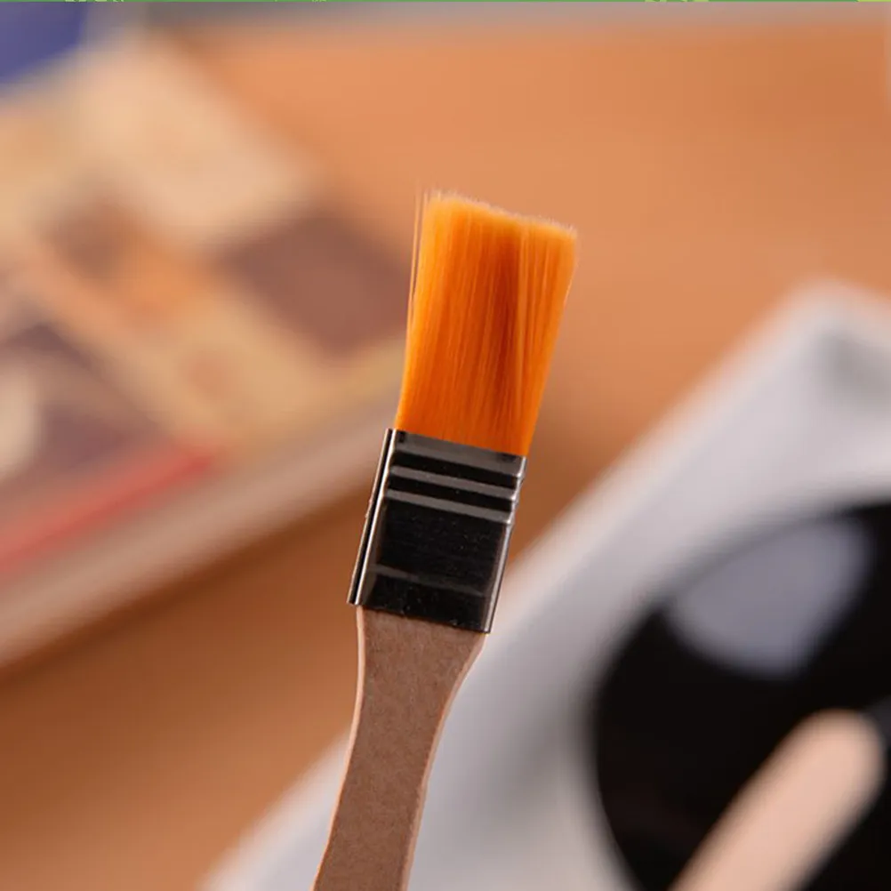20Pcs Small Keyboard Cleaning Brushes Nylon Metal Wooden Handle Dedusting Brush Paint Maintenance Tool Kit Paint Brush