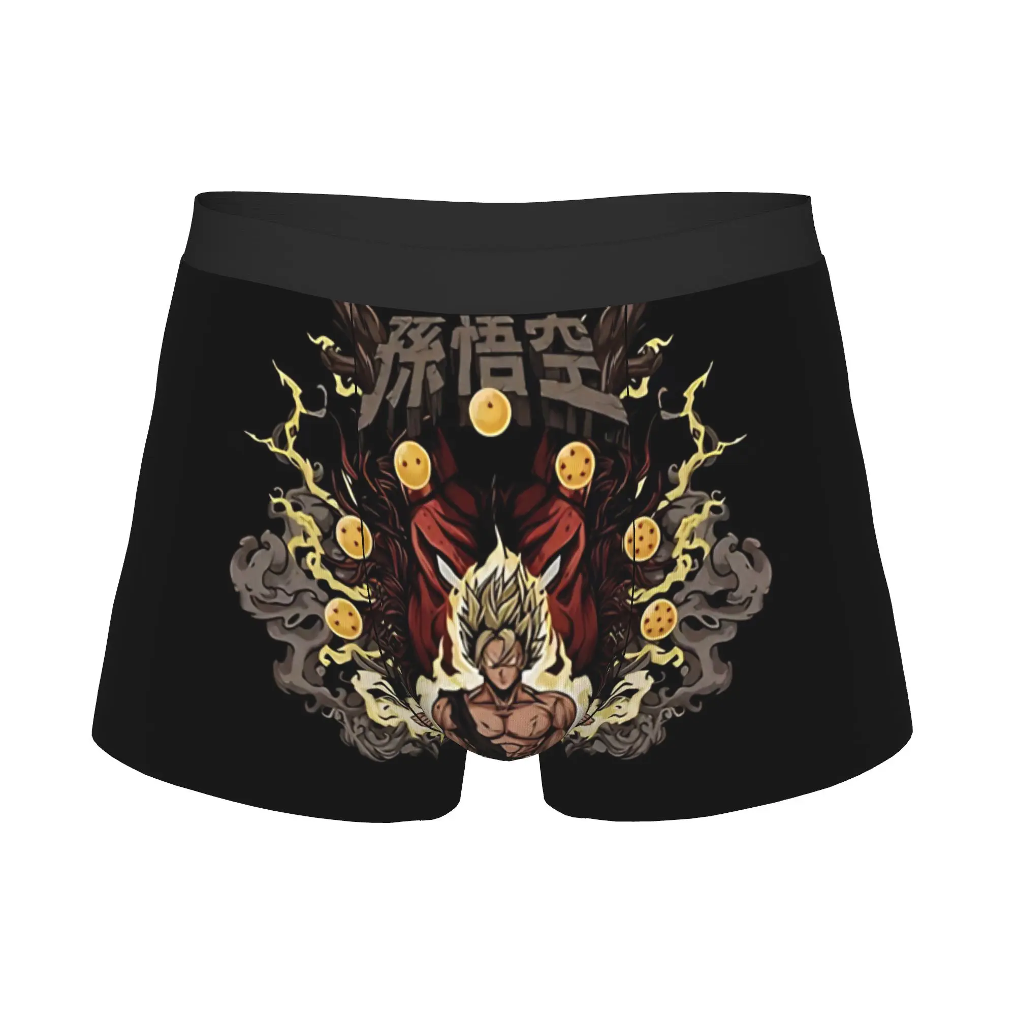 In Action  Bandai DRAGON BALL Underpants Homme Panties Man Underwear Comfortable Shorts Boxer Briefs view 3