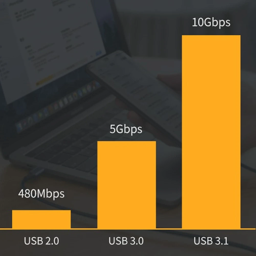 Typ C 3.1 Vollfunktionskabel C auf C Emark Chip Gen2 PD100W HD 4K-Projektionskabel