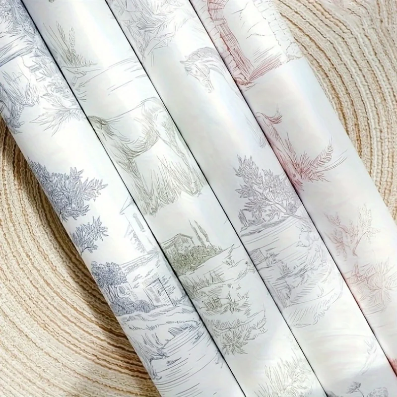 New Classical Manor Yuyin Paper Flower Wrapping Paper, Materials for Flower Shops, Floral Art, Fresh Flower Packaging Materials,