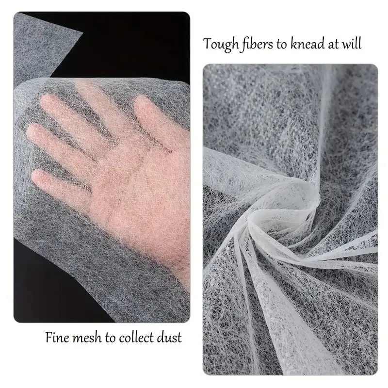 100 個のネイルダストコレクターフィルター - 超薄型不織布交換パッド |   ほとんどのネイルバキュームシステムと互換性があります |   Disposab