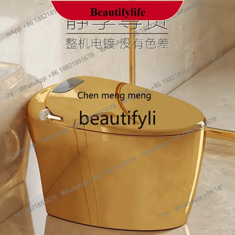 

AB02 Европейский золотой умный унитаз, встроенный автоматический индукционный бытовой унитаз с подогревом