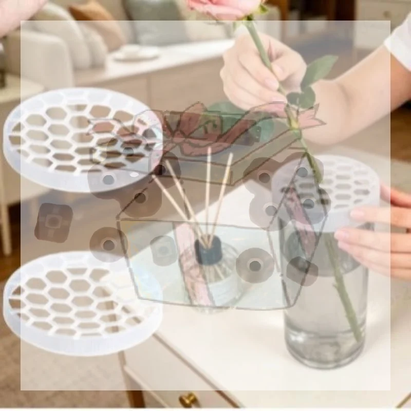 DIY Arrangement Holder Vase Grid Insert Reuseable Flower Arrangements Supplies Flower Arrangement Holder Plant Straw Fixation