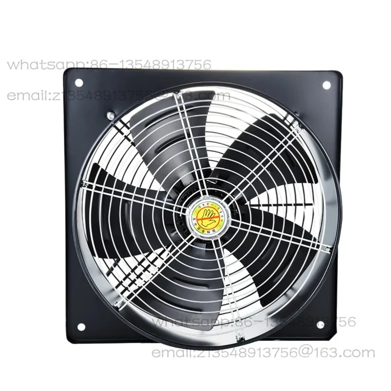 Square outer rotor axial flow fan YWF4D/4E kitchen exhaust fan industrial cooling fan