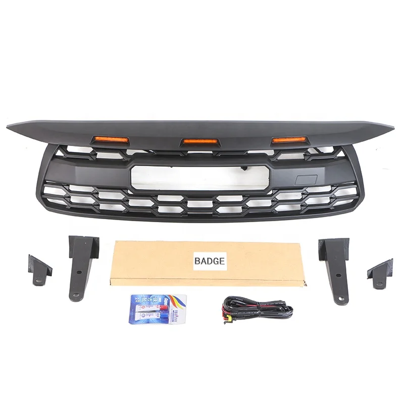 

Auto Parts Exterior Accessories Car Front Grille Radiator Grill Parrilla Customized LED Fit For FORTUNER 2007-2011