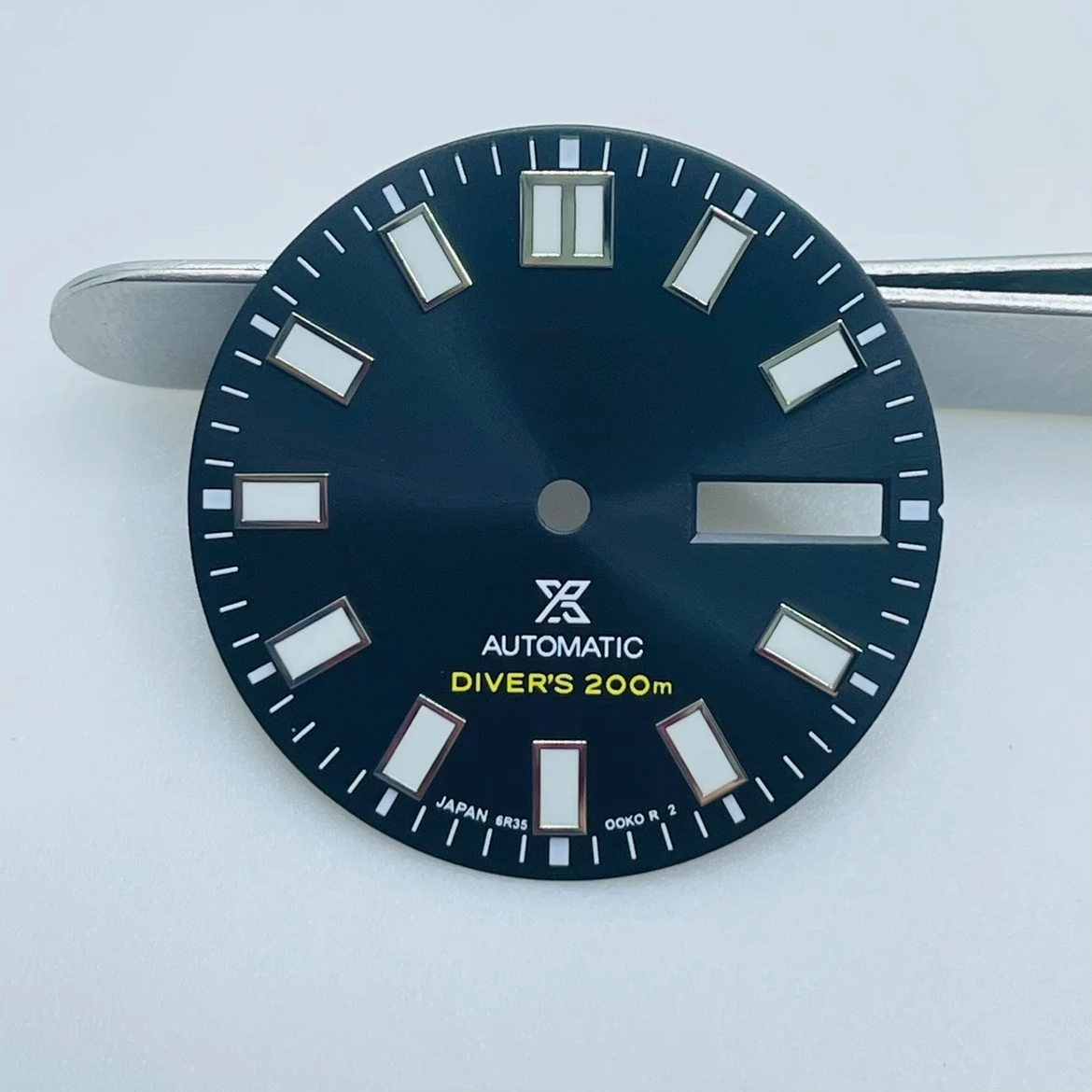 

Новые механические часы Yuanzu NH36 с зеленым светящимся циферблатом и двойным календарем NH36, часы для дайвинга, буквальные аксессуары для часов 28,5 мм
