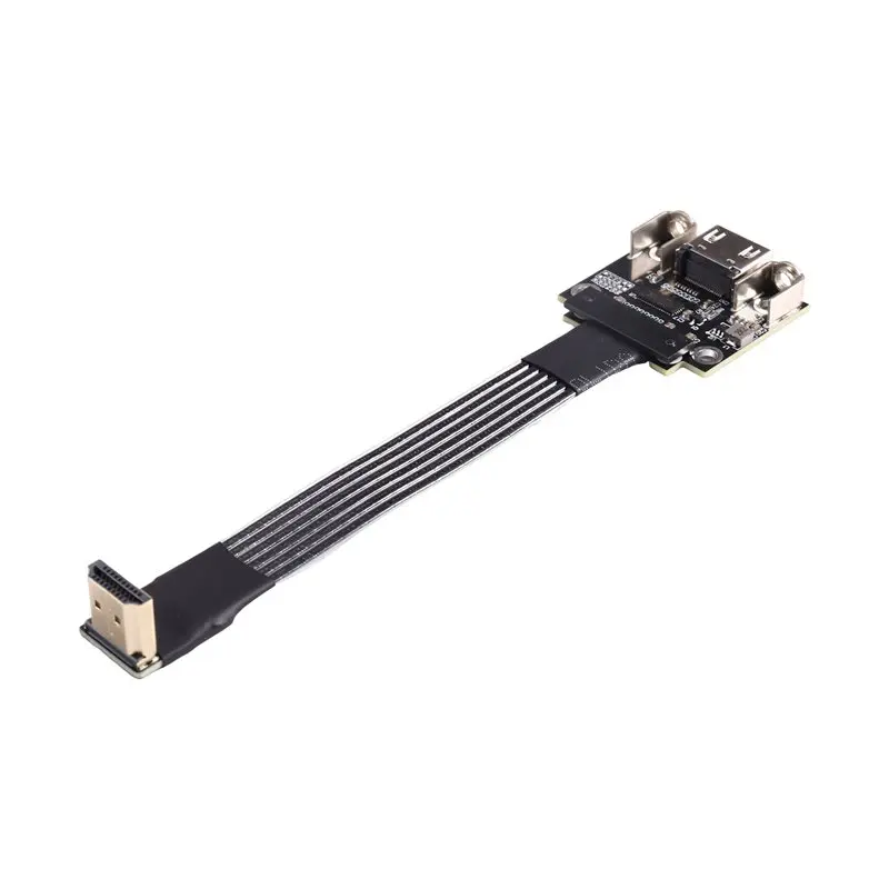 NEWA25P HD 2.1 ADT 24P Type A-A Male To Female Flat Thin Video Extension Cable Aerial FPV -Compatible 2.1 Flexible Ribbon