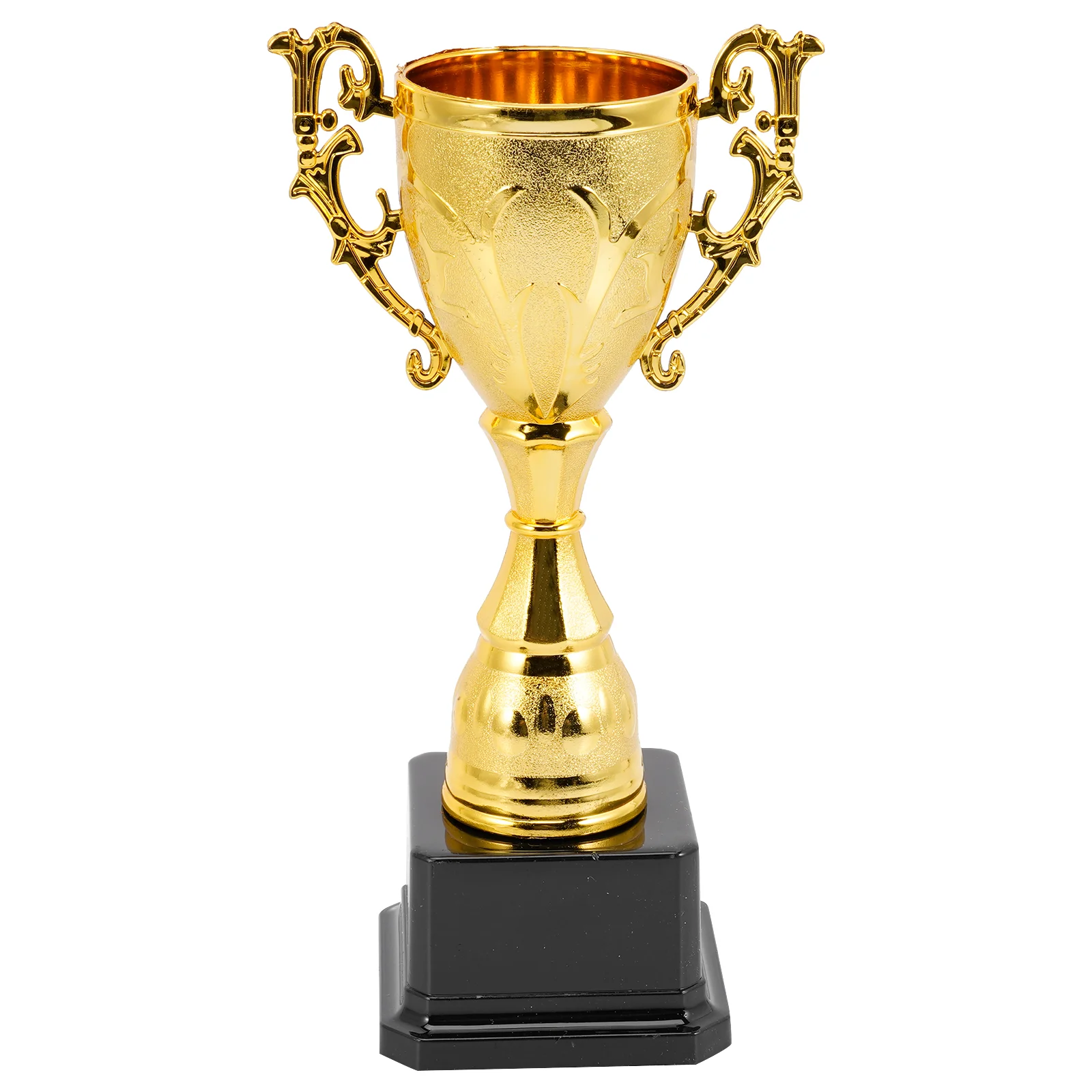 Plastic Trophy Cup Kids Soccer Tournament Game Award Golden Mini Trophies Smooth Material Bright Color Exquisite