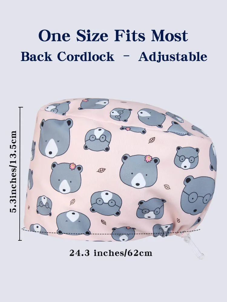 الساتان حريري الجراح الطبية فرك قبعة ممرضة الجراحية قبعة للنساء الرجال الأطباء الممرضات مستشفى طبيب الأسنان البيطري Skullcap K317