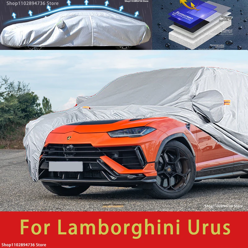 

For Lamborghini Urus Outdoor Protection Full Car Covers Snow Cover Sunshade Waterproof Dustproof Exterior Car accessories