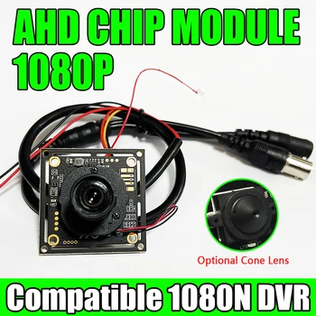 4 in1 3000TVL AHD 1920*1080P Mini zestaw moduł Chip kamera telewizji przemysłowej 2.8mm/3.7mm obiektyw stożkowy kompletny obwód monitorujący kompatybilny