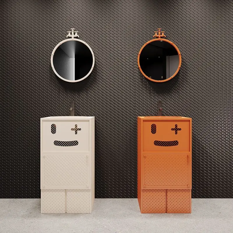 Industrial style wash basin Personalized integrated French column wash basin New Internet celebrity robot wash basin
