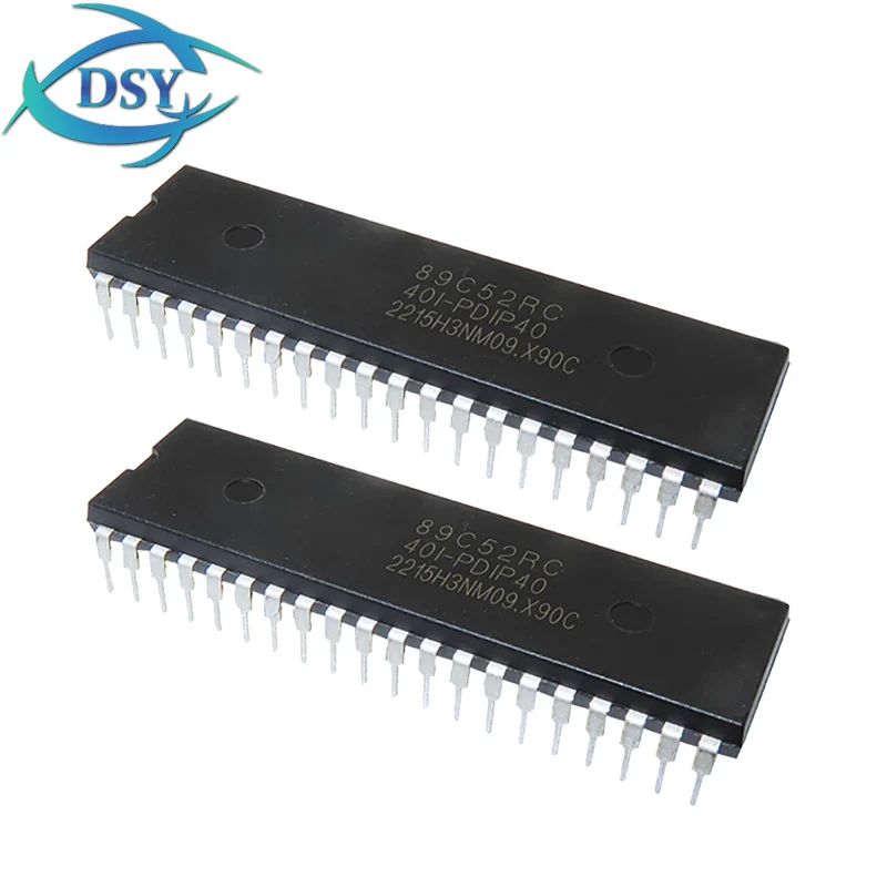2PCS STC89C52 STC89C52RC-40I-PDIP40 DIP-40 IC