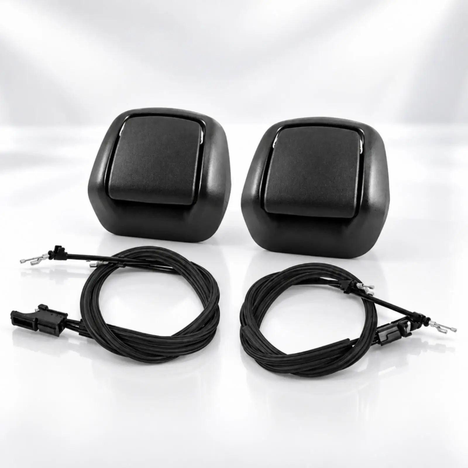 Black Car for seat Armrest Front Assembly Rounded Rectangular Design for Subcompact Vehicle Interior Restoration Comfort