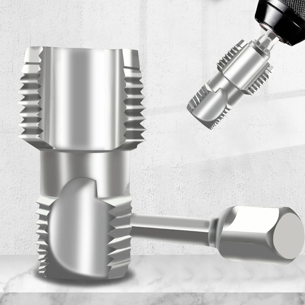 4/6 Points PPR Water Pipe Internal Thread Opener Tapered Pipe Thread Tap Water Pipe Thread Opener PVC Plastic Pipe Tools