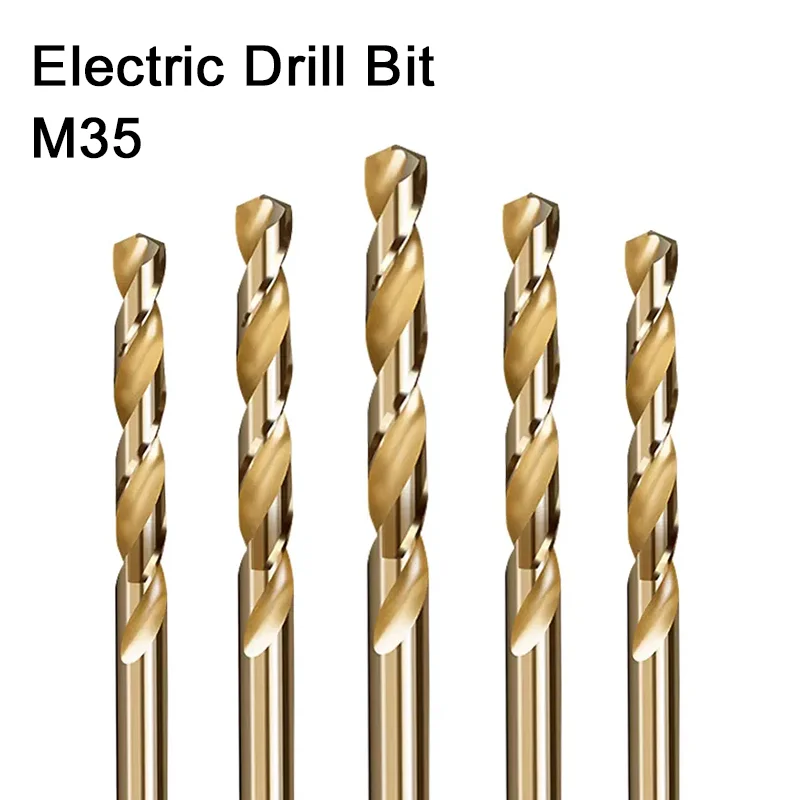 

M35 Drill Bit Twist Drill Bit Round Shank Gun Drill Bit Stainless Steel Iron Drilling Hole Cutte