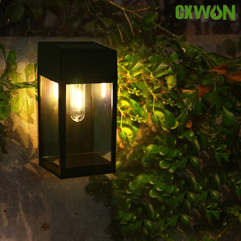 

Solar LED Light Outdoor Garden Decor Light Control Sensor Solar Wall Light Waterproof Yard Patio Porch Flood Light