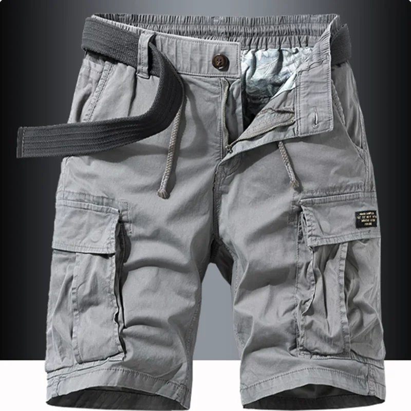 

Retro American Wear-Resistant Dirt-Resistant Men's Workwear Five-Quarter Pants Summer Casual Four-Quarter Shorts