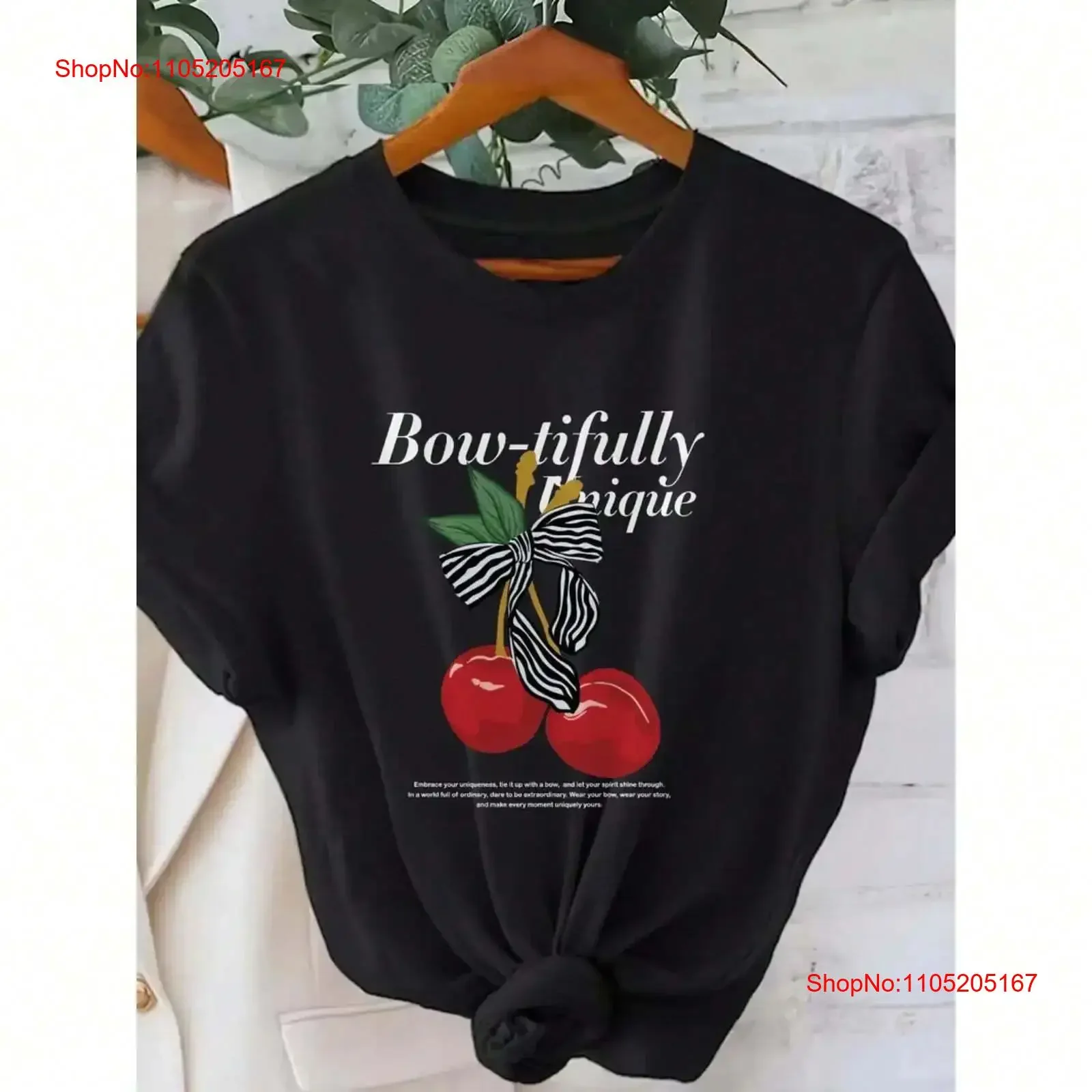 

Женская футболка с принтом красной вишни, повседневная и удобная, винтажная, стираная, слегка, унисекс, мягкая, растянутая, с графикой, homme