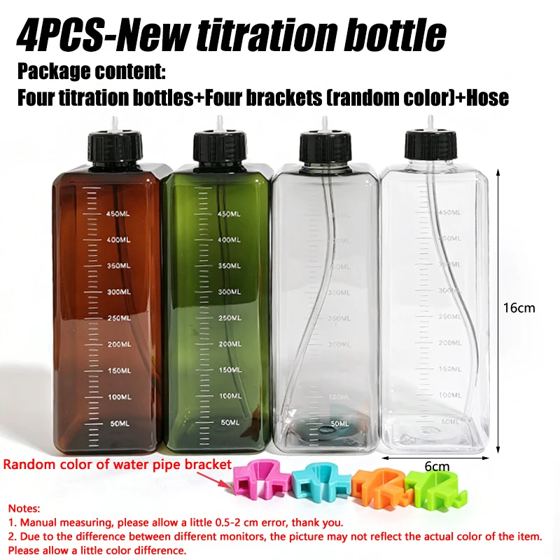 Gras-Aquarium Meerwasser-Titrationspumpe Dosierflasche Aquarium-Dosierzubehör-Set Pumpenflüssigkeitsbehälter für Jebao oder Kamoer Dosierpumpen – Detail 1