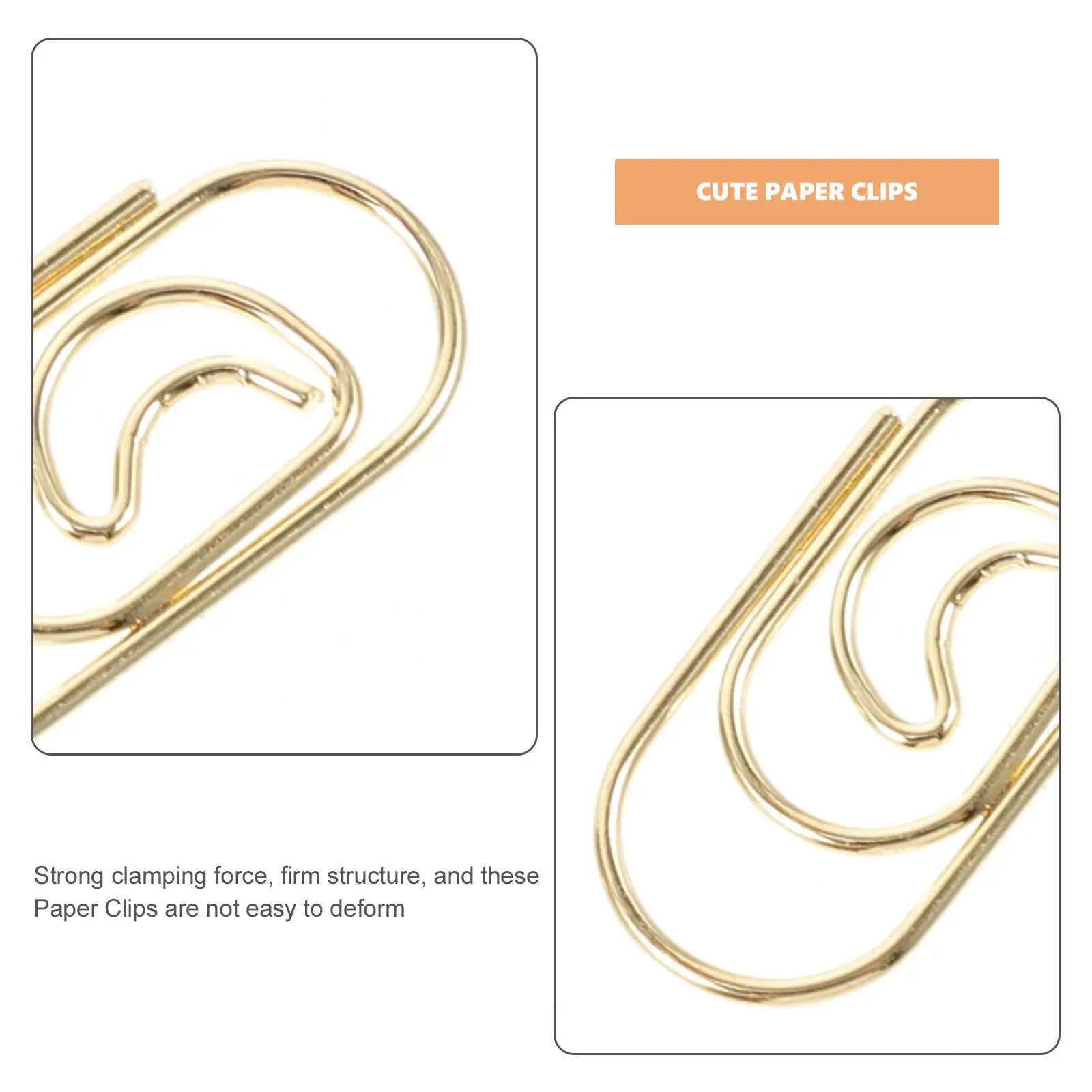 100 Pcs Paperclip Decoration Cute Funny Decorative Paperclips Color Creative Shaped