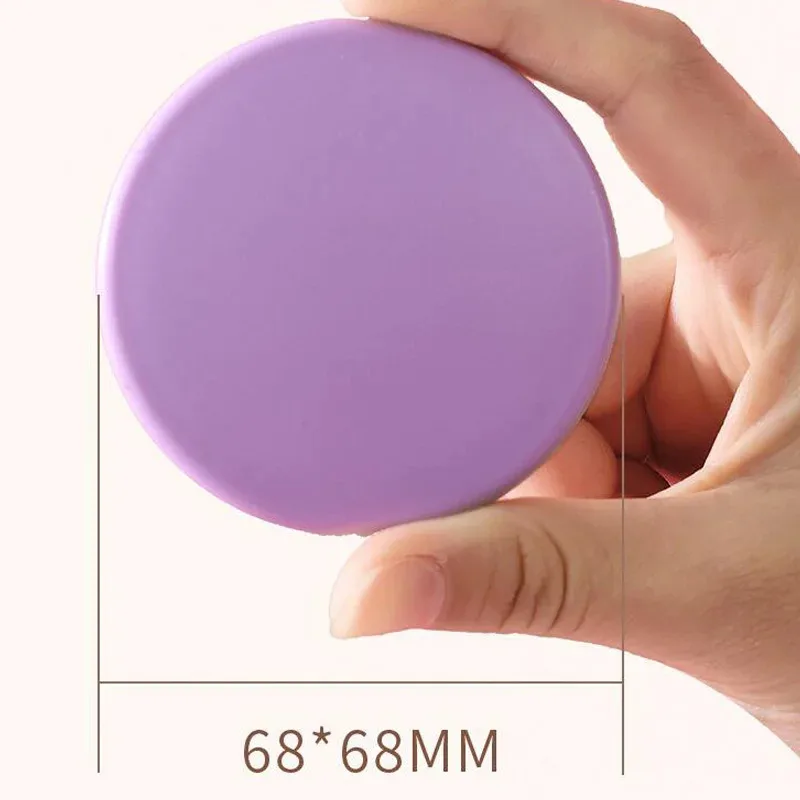 Handheld Make-Up Spiegel Doppelseitige Mini Tragbare Tasche Klapp Runde Make-Up Spiegel Für Reise Schönheit Kosmetische Werkzeug