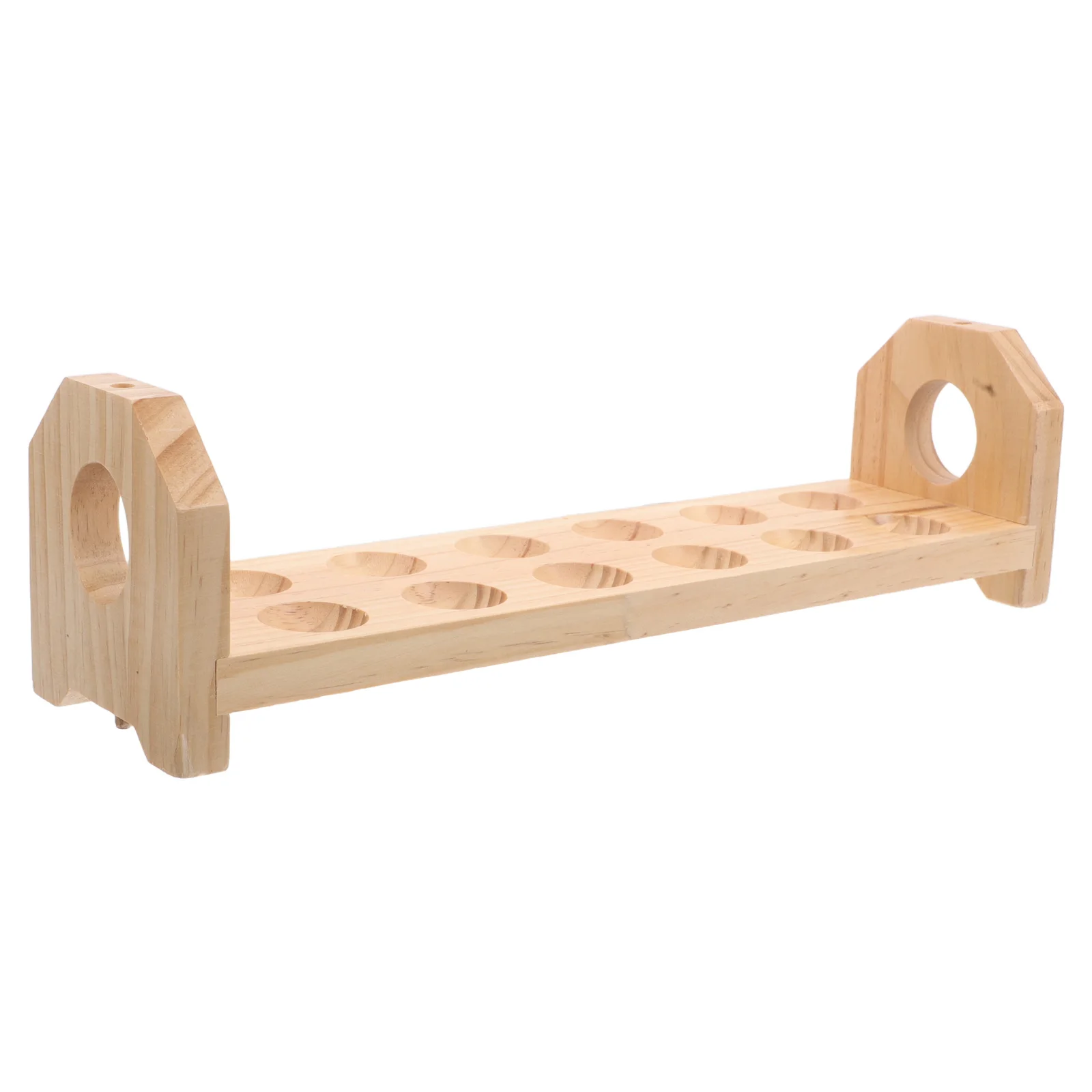 

Wooden Egg Holder Countertop Stackable Rack Vertical Kitchen Organizer Egg Storage Tray for Chicken Duck Fresh Eggs
