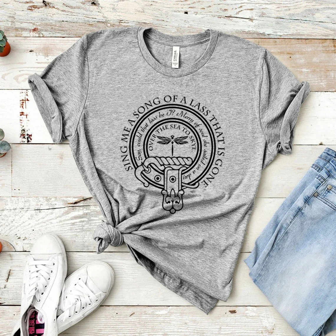 T Shirt Outlander Book Series Shirt T-Shirt Women Graphic Tee Casual Tops graphic t shirts oversized t shirt