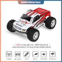 Wltoys A979 A979-A A979-B RC Car 70km/h High Speed Crawler 1/18 Electric 4WD Shock Truck 2.4G Remote Control Car Waterproof Toys