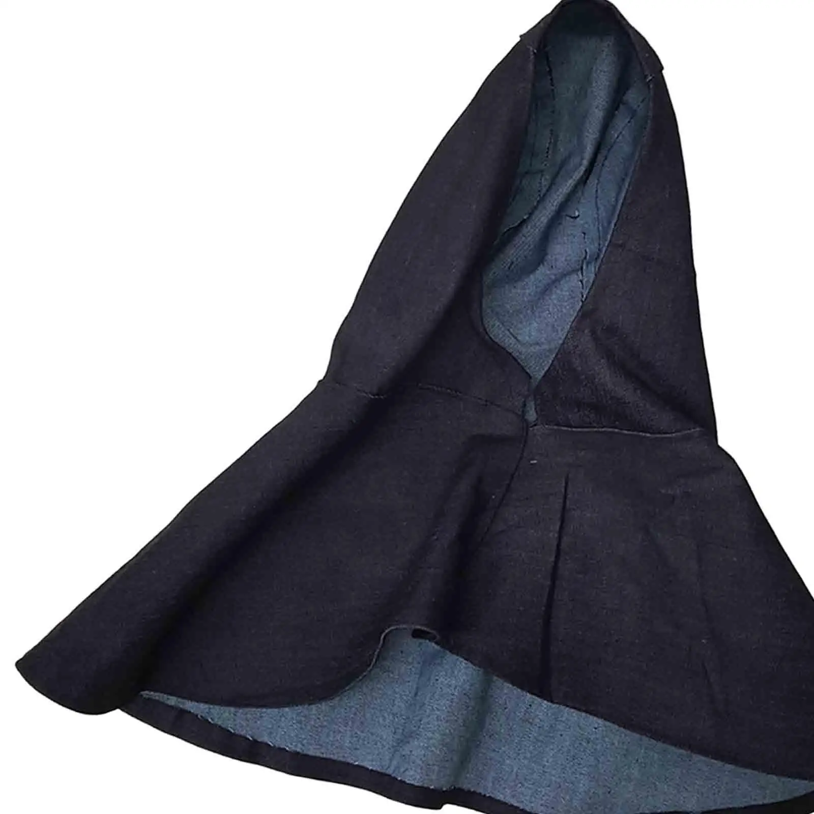 Denim Welding Cap Hood with Neck Shoulder Drape Welding Headgear Spark Proof Labor Protection for Carpentry Accessory Sturdy