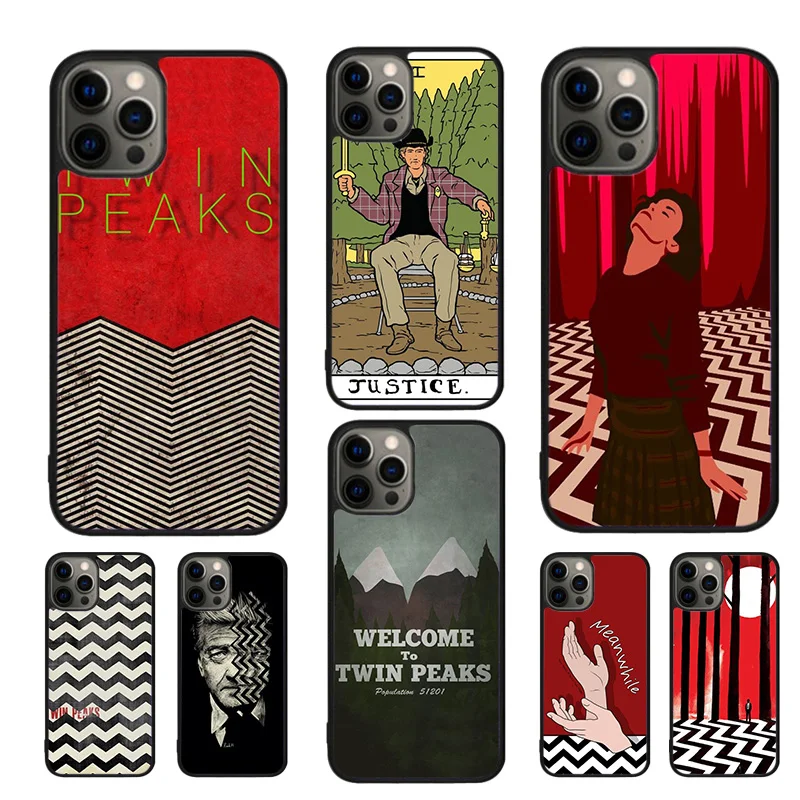TV Series Twin Peaks Phone Case For iPhone 17 Air 16 15 14 11 12 13 Pro  MAX Plus coque Cover Shell