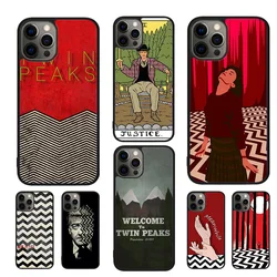 TV Series Twin Peaks Phone Case For iPhone 17 Air 16 15 14 11 12 13 Pro  MAX Plus coque Cover Shell