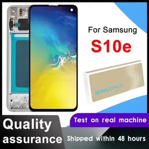 High Quality 5.8 Dynamic AMOLED Samsung S10E LCD G970F DS G970U G970W SM G9700 Display Touch Screen Digitizer Assembly
