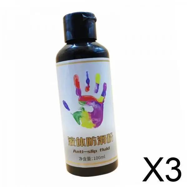 

3x Lifting AntiSlip Grip Chalk Exercise Multiuse Liquid Sport Powder for Weight Lifting