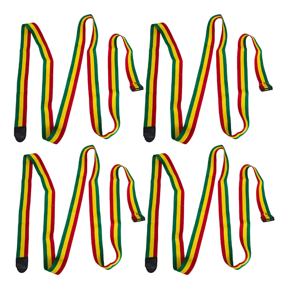 4Pcs African Drum Shoulder Strap Adjustable Nylon Snare Drum Belt Portable Instrument Accessories Marching