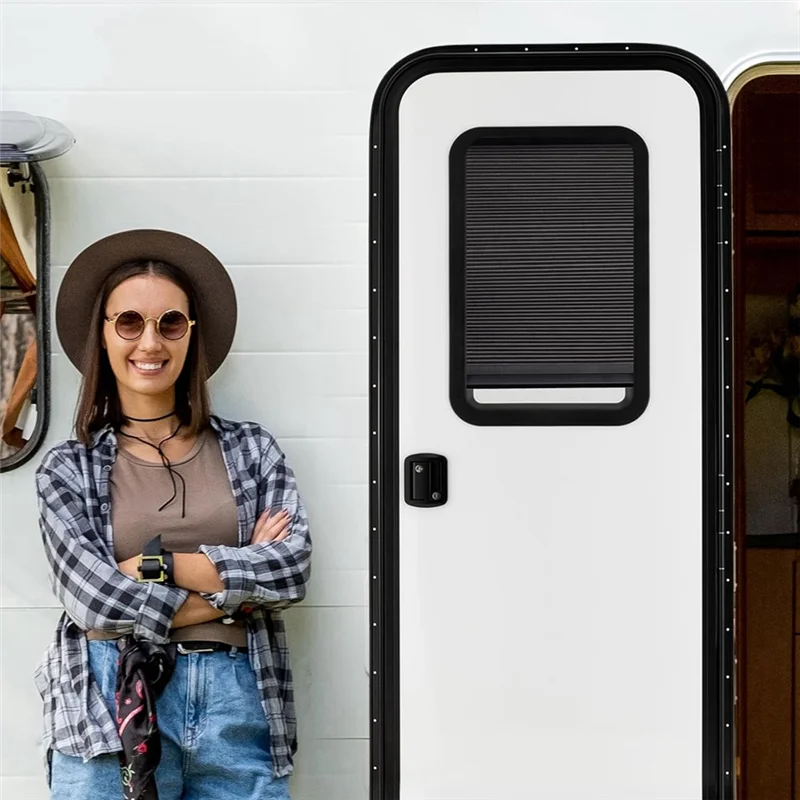 

High Quality RV Door Window Shades Replacement For Lippert Prepped Entry Doors, For RV Campers Travel Trailers