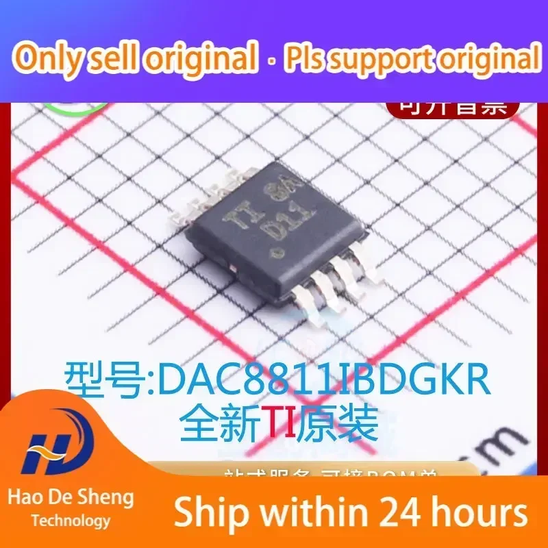 

1 шт./лот DAC8811IBDGKR логотип D11 VSSOP8 новый оригинальный аккумулятор на складе
